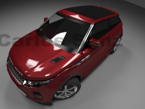 range rover evoque 3D मॉडल