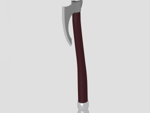 medieval battle axe Model 3D