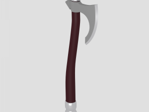 medieval battle axe Model 3D