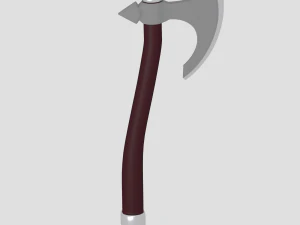medieval battle axe 3D Model