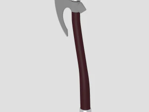medieval battle axe 3D Model