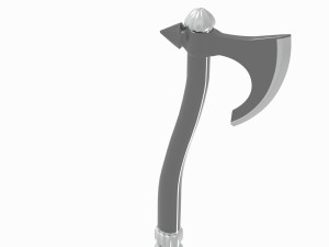 medieval battle axe 3D Модель