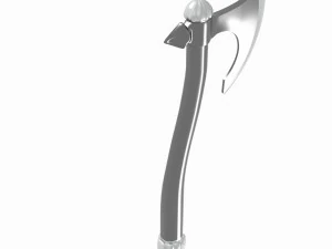 中世の戦斧 3Dモデル