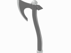 medieval battle axe 3D Модель