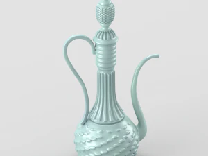 shiny oriental jar 3D Model