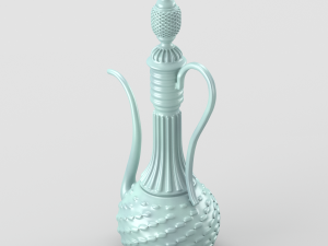 shiny oriental jar 3D Модель