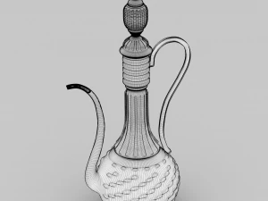 shiny oriental jar 3D Model