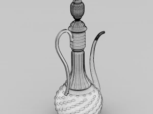 shiny oriental jar 3D Model