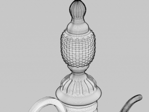 shiny oriental jar 3D Модель