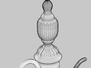 shiny oriental jar 3D Model