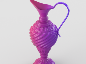 lacquered oriental jar 3Dモデル