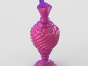 lacquered oriental jar 3D Model