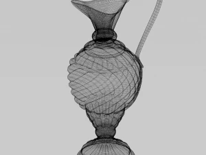 lacquered oriental jar 3D Model