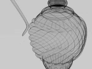 lacquered oriental jar 3D Model