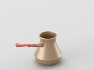 shiny metal jezve 3D Model