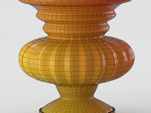 laquered decorative vase 3D Model