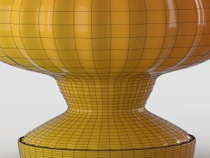 laquered decorative vase 3D Model