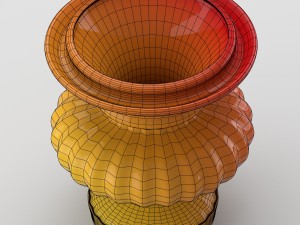 laquered decorative vase 3Dモデル