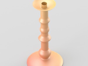shiny decorative candleholder Modelo 3D