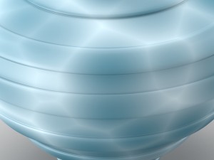decorative spotted vase in cold tones 3D Model