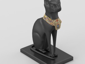 egyptian goddess bastet figurine Modelo 3D