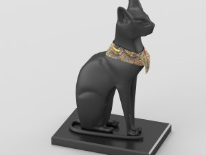 egyptian goddess bastet figurine Modelo 3D