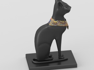 egyptian goddess bastet figurine Modelo 3D