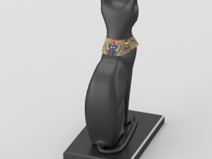 egyptian goddess bastet figurine Modelo 3D