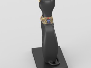 egyptian goddess bastet figurine Modelo 3D