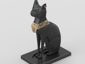 egyptian goddess bastet figurine Modelo 3D