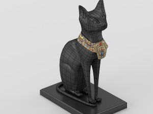 egyptian goddess bastet figurine Modelo 3D