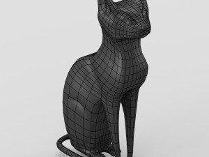 egyptian goddess bastet figurine Modelo 3D