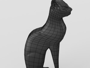 egyptian goddess bastet figurine Modelo 3D