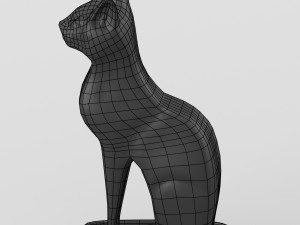 egyptian goddess bastet figurine Modelo 3D