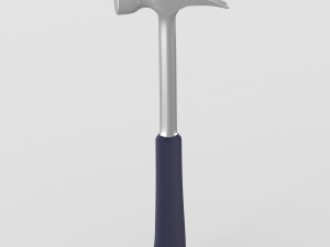 steel nail hammer with grip 3D Модель