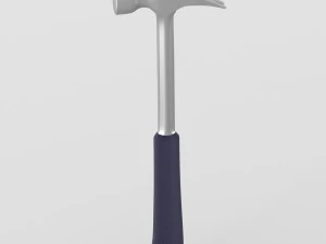 steel nail hammer with grip 3D Model
