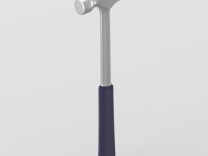 steel nail hammer with grip 3D Модель
