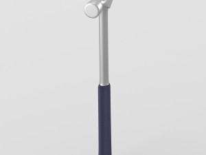 steel nail hammer with grip 3D Модель