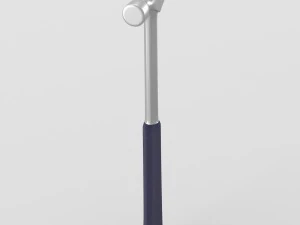 steel nail hammer with grip 3D Model