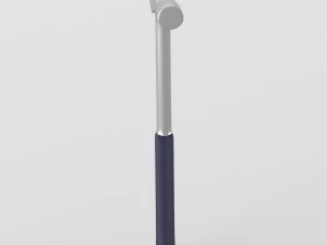 steel nail hammer with grip 3D Model