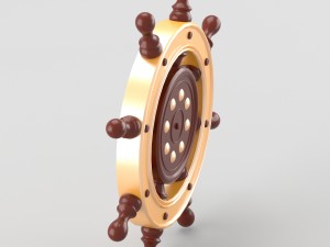 decorative nautical helm 3D Модель