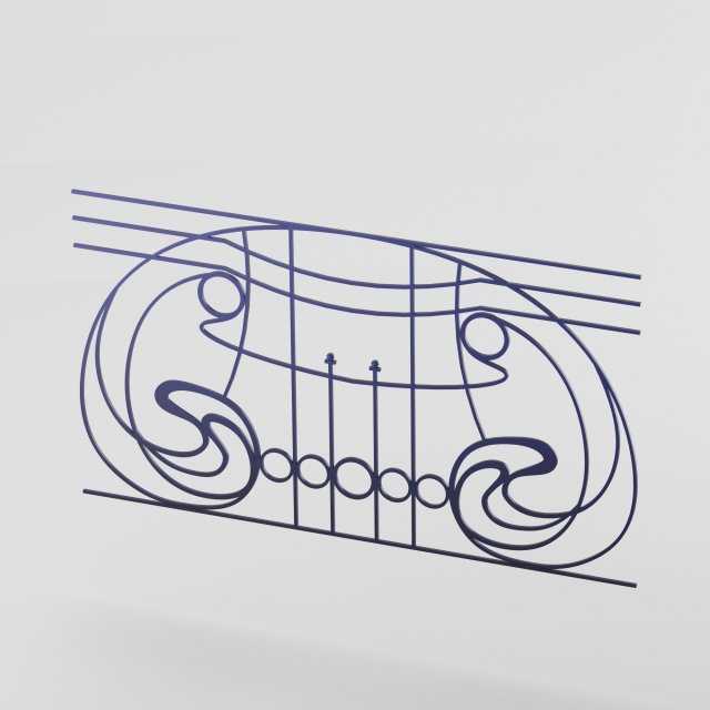 decorative lattice 3D Model .c4d .max .obj .3ds .fbx .stl .blend 