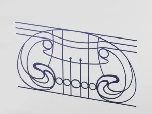 장식 격자 3D 모델