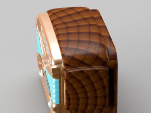 retro radio in art deco style 3D मॉडल