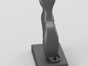 egyptian goddess bastet hi-poly figurine Modello 3D