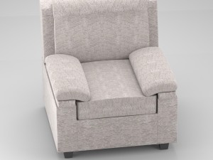 classical fabric couch 3D Model