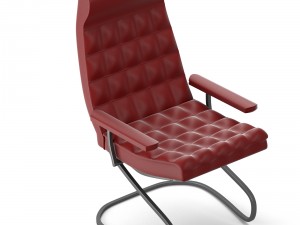 modern leather chair 3D Model