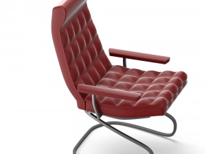modern leather chair 3D Model