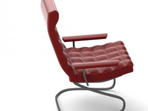 modern leather chair 3D Model