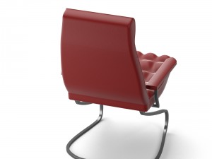 modern leather chair 3D Model